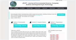 Desktop Screenshot of jecet.org